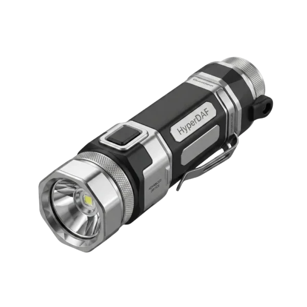 Rechargeable LED flashlight demo product image