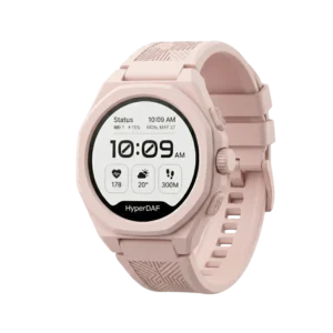 HyperDAF AuraFit AMOLED Smart Watch with Silicone Sport Band