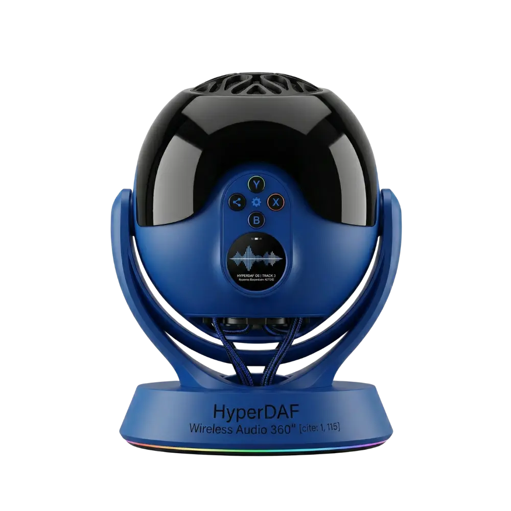 HyperDAF StreamDock RGB Desktop Audio Station with Integrated Controls