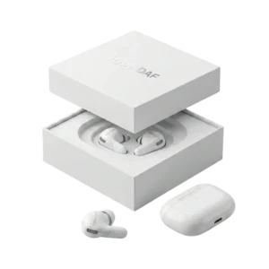 HyperDAF AirPodix True Wireless Earbuds with Compact Charging Case
