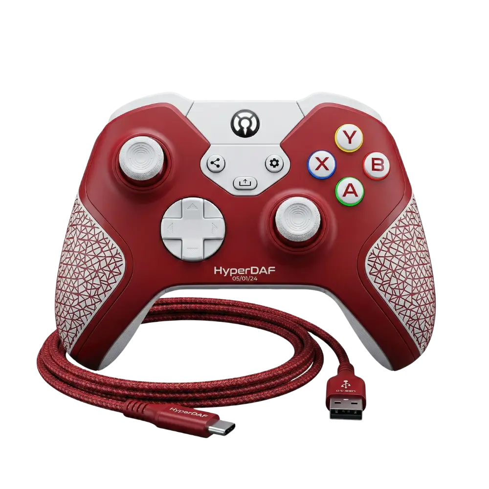 HyperDAF GameCore Wireless Gaming Controller with Textured Grip