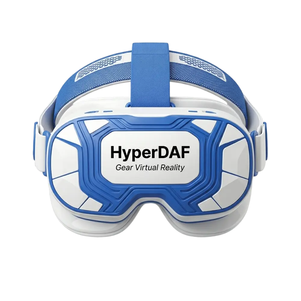 HyperDAF VisionPlay VR Headset with Adjustable Comfort Strap