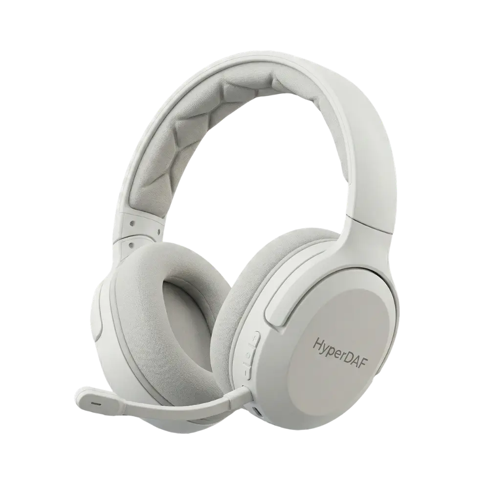 HyperDAF SonicWave Wireless Over-Ear Headphones with Cushioned Ear Cups - Image 2