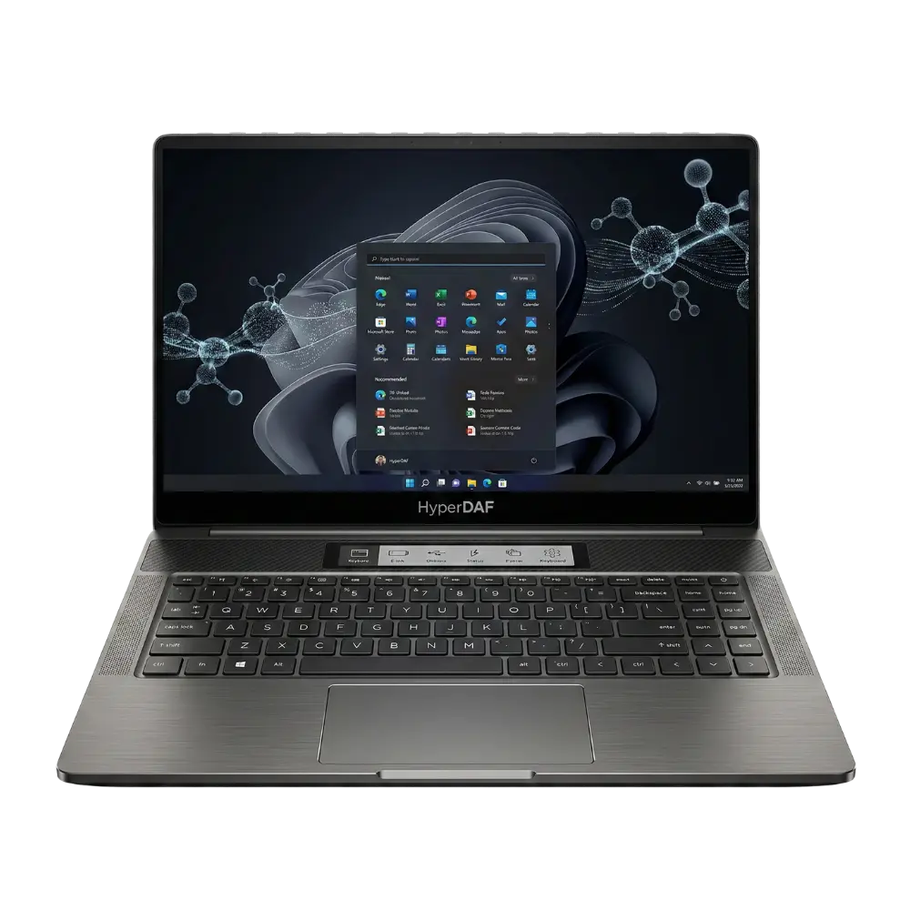HyperDAF NovaBook Performance Laptop with Wide Display and Numeric Keyboard - Image 2