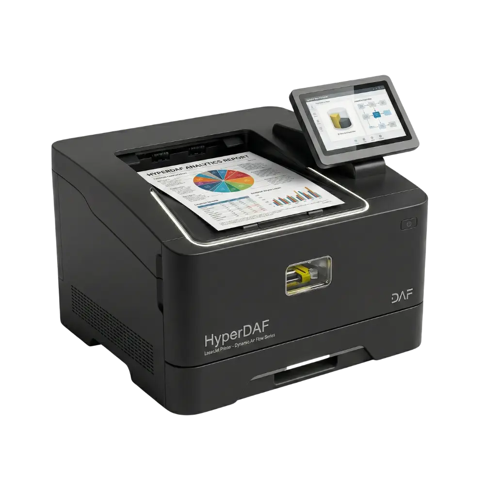 HyperDAF LabelJet Thermal Shipping Label Printer with Compact Desktop Body