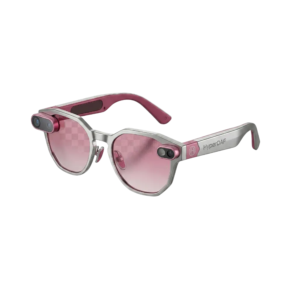 HyperDAF ViewLite Smart Glasses with Tinted Fashion Frame