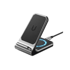 HyperDAF ChargeStand Wireless Charging Dock with Angled Phone Holder